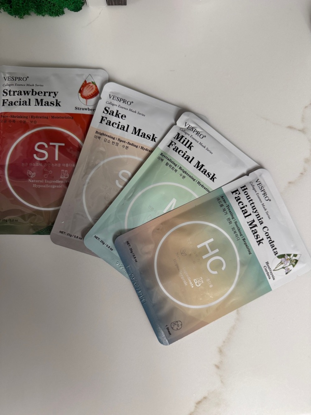 3  Facial Mask - Hydrating Brightening Sheet Mask